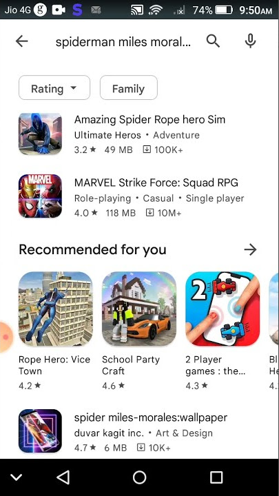 spiderman miles Morales download playstore