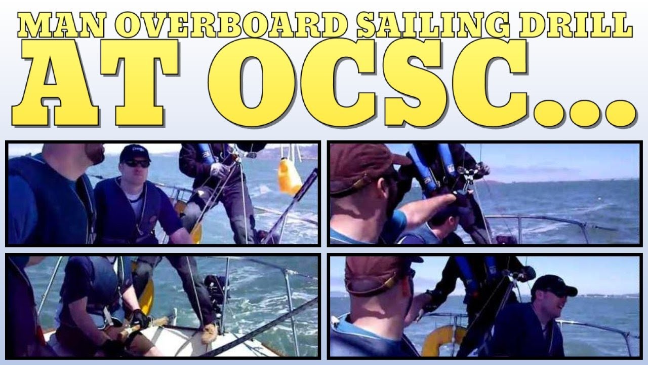 Man overboard sailing drill at OCSC Berkeley - YouTube