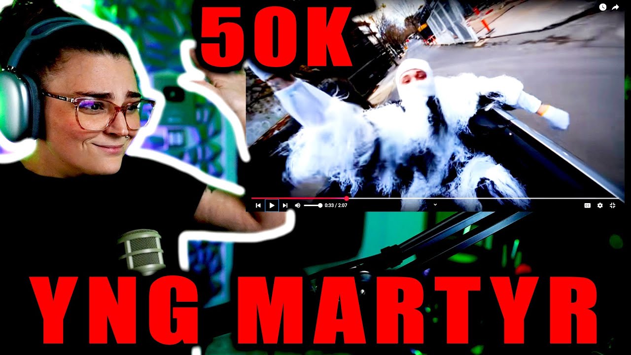 FIRST TIME LISTENING TO YNG MARTYR 50K BLIND REACT
