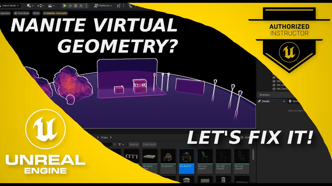 UE5 RELEASED!!! NANITE, is it more better? Let's fix it! - YouTube