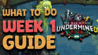 What To do During Week 1(Step-by-Step Tips) - Patch 11.1 - Season 2 | Tww