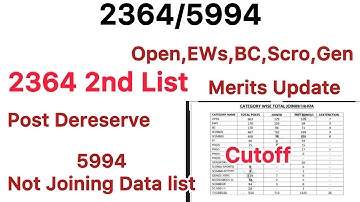 #5994 Next 2nd list Process #2364 2nd List Process#5994 Not joining data#Backlog #2364 Update #6635