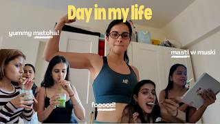 Masti Day In My Liiiife Gymming, Chilling, Matcha, & Moviee