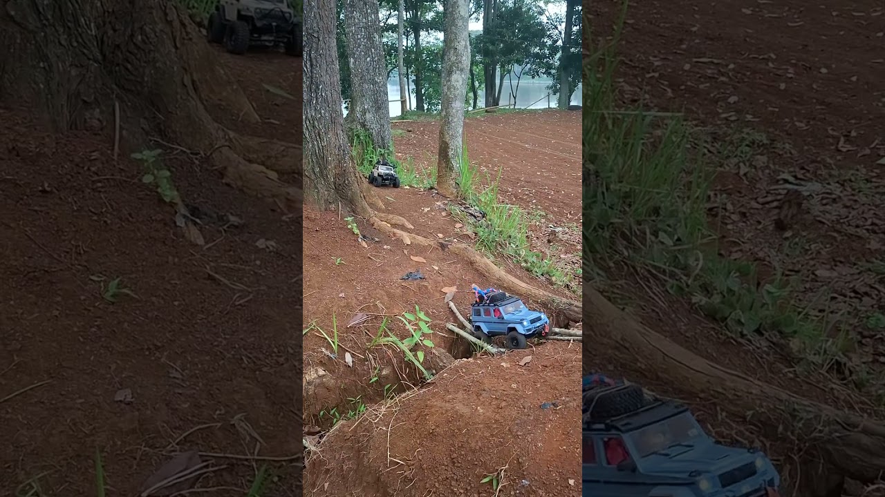 Extreme Bridge Challenge | This Action Figure almost fell off that offroad rc 😱