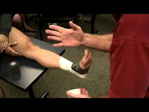 How to Tape an Ankle to Prevent Inversion