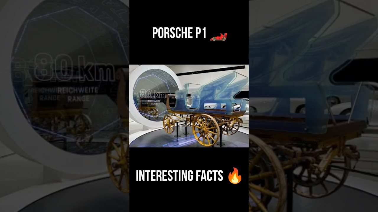 The first Porsche ever made was electric Porsche P1⚡ #porsche #cars  #electronic #sportscar #sports