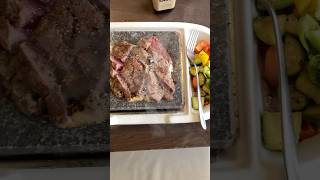 Lunch Today Beef Steakwith Vegetables Salad And Soup