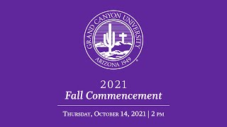 GCU Commencement | Oct. 14 | 2 pm