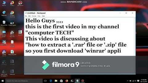 How to extract a .rar file or .zip file|english subtitles