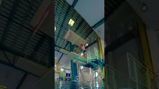 Insane Dive #flips #diving #shorts