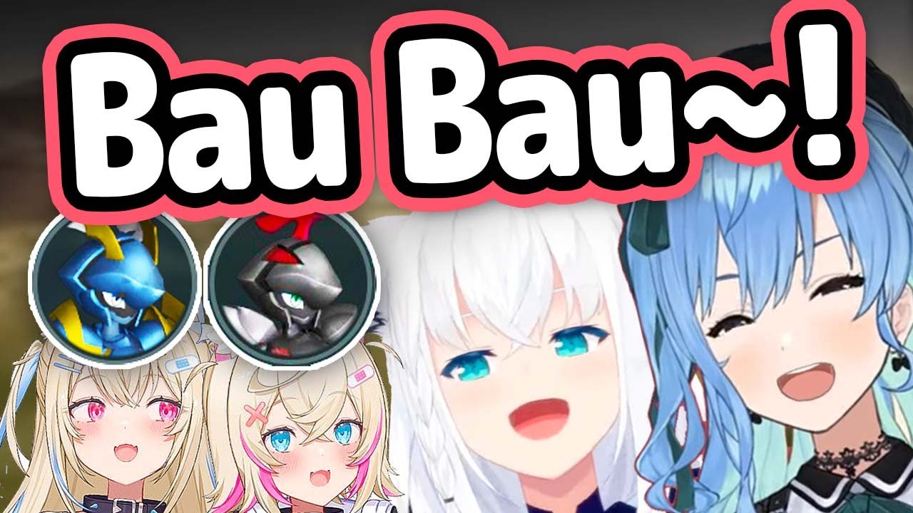 Fubuki and Suisei Catch 