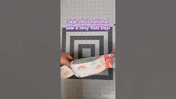 Grab a Jelly Roll #jellyroll #quilting #quiltingfun #shortsyoutube #moda #babyquilt #fabric #sew