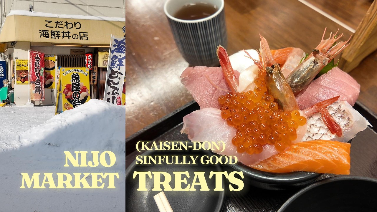 Makan Siang di Sekitar Nijo Market Sapporo