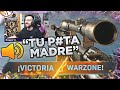 ESPAÑOLES ME INSULTAN POR JUGAR ASÍ a SNIPER en WARZONE | Zogoro