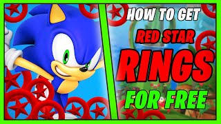 HOW TO GET SONIC DASH RED STAR RINGS IN 5 MINUTES? 🔥🔥 WORKING 2024 ✅ SONIC SPIN DASH