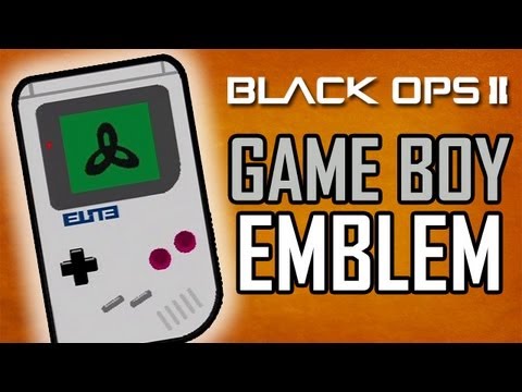 GAME BOY - Black Ops 2 Emblem Tutorial - YouTube