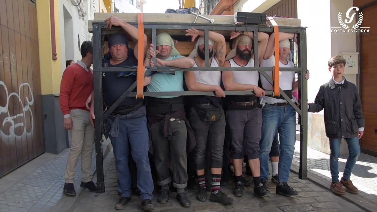Ensayo de Costaleros del Palio de Montesión - Costales Gorca