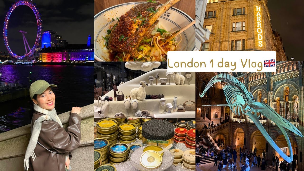 London VLOG | China Town, Natural History Museum, Harrods