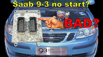 Saab 9-3 No Crank - Relays Clicking Like Mad - ECU Bad❓