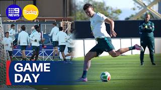 Socceroos prepare for World Cup match against Paraguay | 9 News Australia