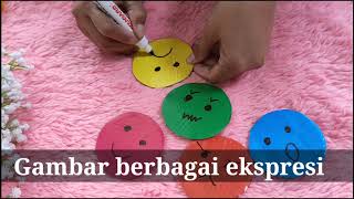 Mengenal ekspresi wajah dgn kreasi origami screenshot 1