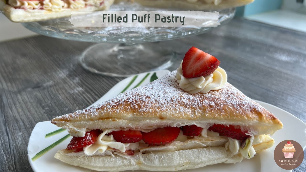 Must try! Puff Pastry filled with a delicious vanilla cream and sweet ...