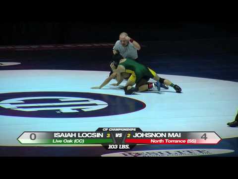 103 Johnson Mai vs Isaiah Locsin - CIF State Champ...