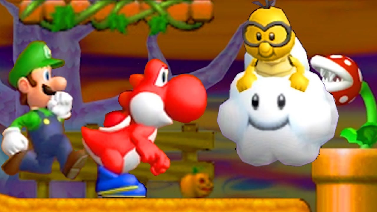 Newer Super Luigi Dark Moon Walkthrough 01 Youtube Luigi Dark Moon Dark Moon Super Mario Art