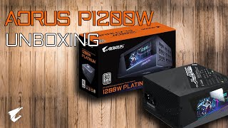 Aorus P1200W - A Psu With Monitor Official Unboxing