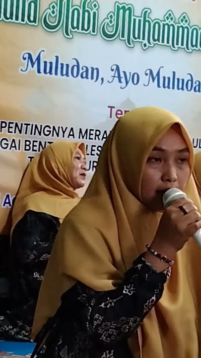 HANIT WAHANINI-✍️Masih hits..Beda vocal beda cengkoknya😍Semangat sholawat🥰 #muludan #sholawat 🙏