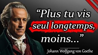 Les Pensées Immortelles De Goethe Explorer La Profondeur De La Sagesse