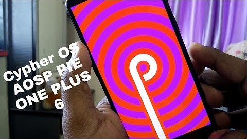 Android pie Cypher OS AOSP stable rom one plus 6