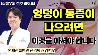 [김병우의 척추 라이브] 엉덩이 통증이 나으려면, 이것을 아셔야 합니다 / 연세산돌병원 신경외과 김병우