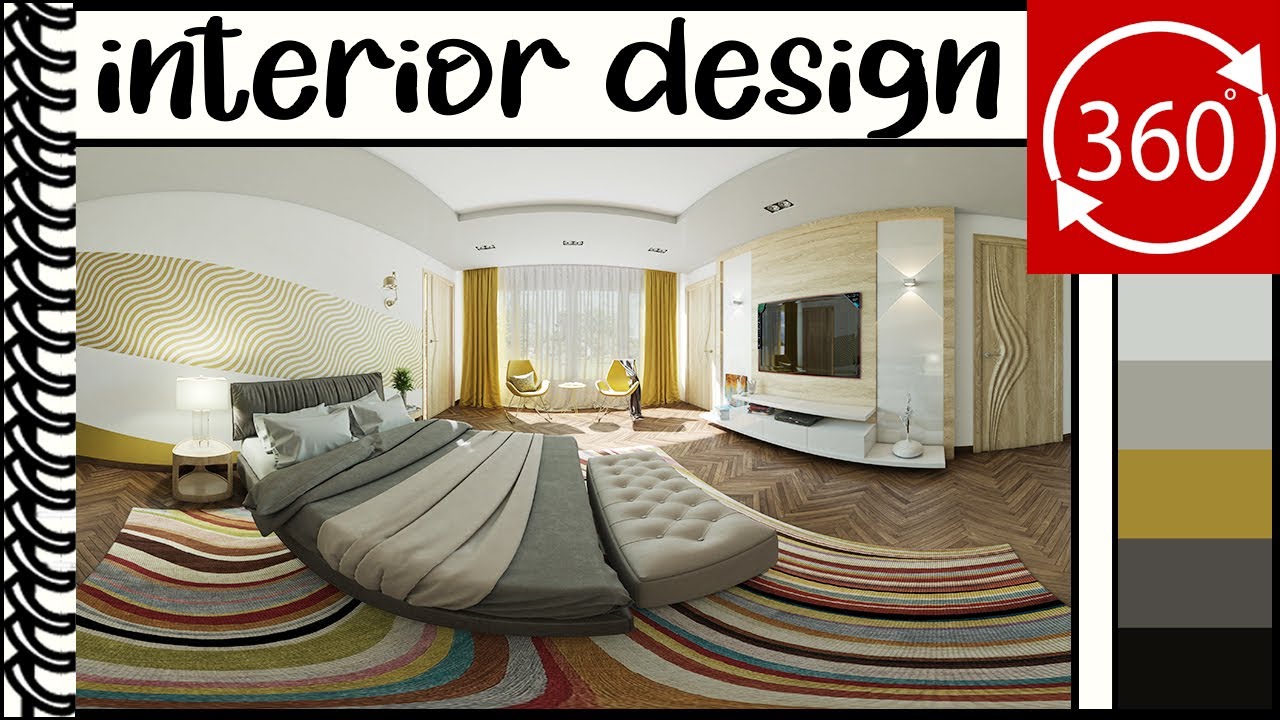 interior design│virtual tour│360 Video Tour│Master bedroom design│3ds
