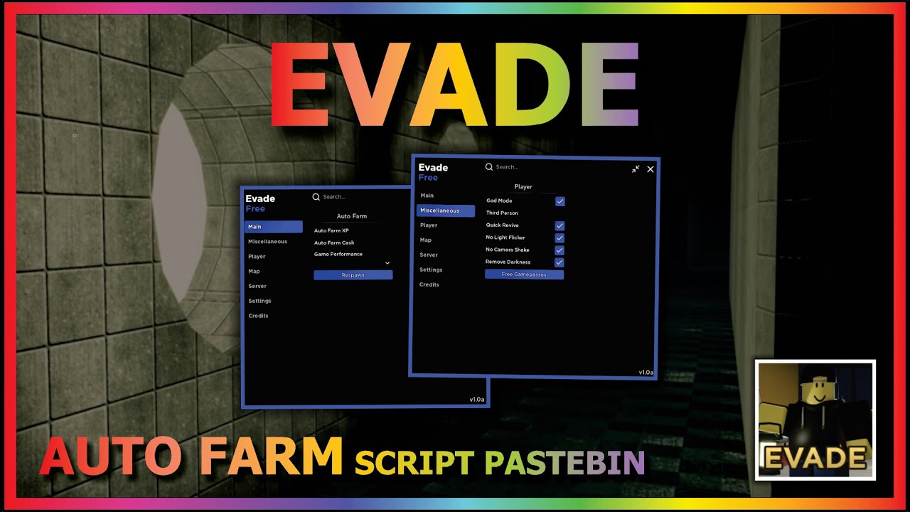 ⚡️EVADE Script Pastebin 2022 AUTO FARM ⚡️ AUTO XP CASH ESP GOD