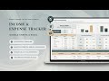Ultimate Income & Expense Tracker Tutorial | Manage Your Finances with Ease