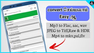 How to Convert  Audio, Video, Image, Document files in single click via mobile  || in tamil STA || screenshot 5