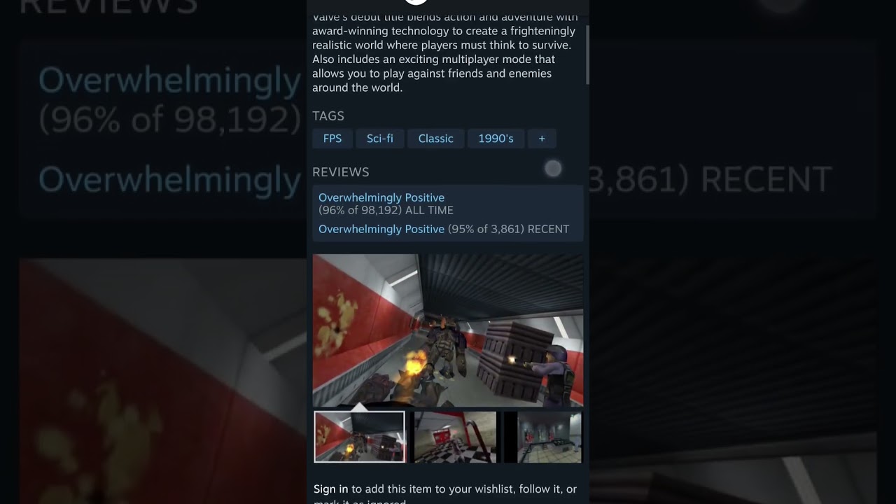 Half Life free on steam Free steam game 