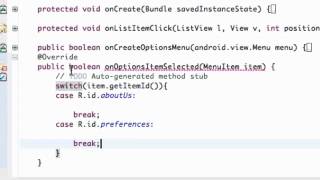 Android Application Development Tutorial   52   Making MenuItems do something   YouTube