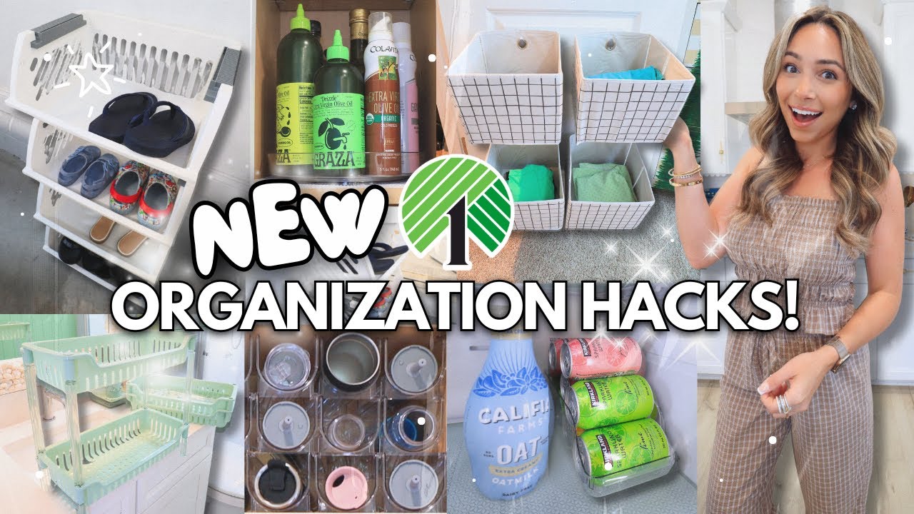 2025 DOLLAR TREE ORGANIZATION IDEAS! 💚 *NEW* Products for Home Organization on a Budget! 🏡 EXTREME!