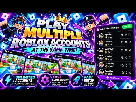 How to Run Multiple Roblox Accounts on ONE PC (2026) | Multi Roblox Setup