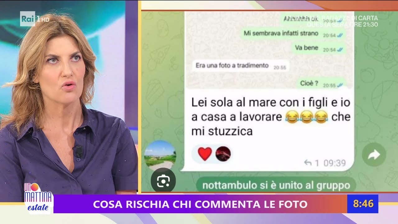 Violenza online sulle donne - Unomattina estate 29/08/2025