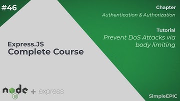Express JS Complete Course #46 - Prevent DoS Attacks via body limiting