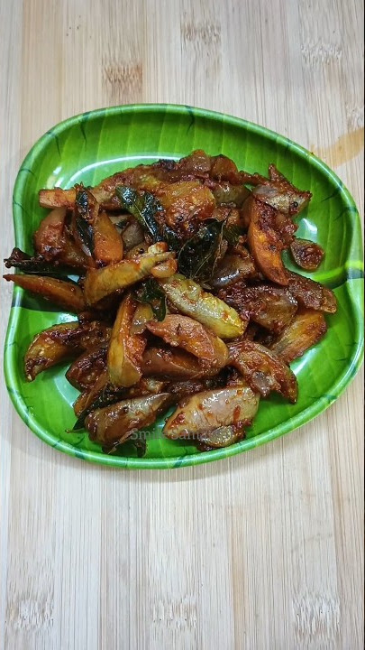 🍆 Brinjal Fry Recipe 😉 கத்திரிக்காய் வறுவல் 🥰 #cooking #food #shorts #short #ytshorts #youtubeshorts