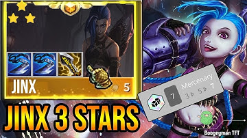 3 STAR JINX ⭐⭐⭐ 7 Mercenary! | 2 Giant Slayer & Infinity Edge | TFT Set 6