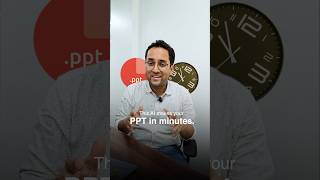 Stop wasting hours making PowerPoint presentations.