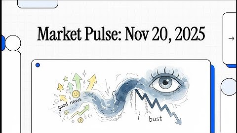 📈 Market Pulse:Nov 20 Market CRASH Explained: Why Nvidia