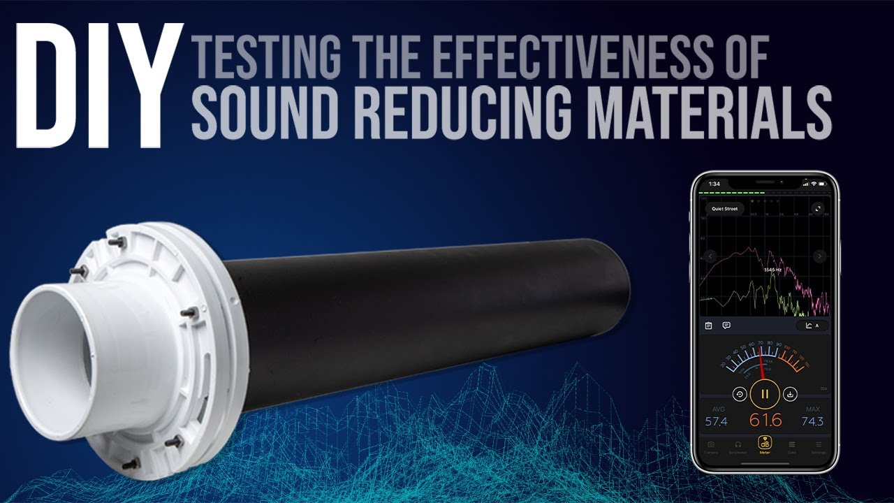 DIY How To Test Sound Absorption Materials YouTube