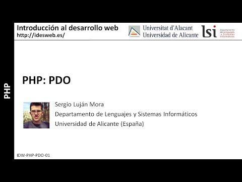 PHP: PDO