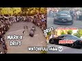 Mark x drift at gcu autoshow lahore 2023  team sinister mark x drifting team sinster at gcu lahore